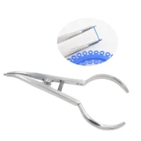Dentistry Orthodontic Separator Placing Pliers Elastic Dentall Separator Circle Rubber Ring Steiner Ligature Ties Forceps