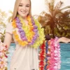 50Pcs Hawaiian Flower Wreath Garland Necklace Fancy Dress Decor Hawaii Beach Party Artificial Flowers DIY Luau Party Supplies - Image 2