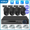 KERUI Waterproof 6MP HD POE Surveillance Camera System Dual Lens PTZ WIFI IP Home Security 4CH 8CH POE NVR Video H.265 CCTV Kit - Image 14