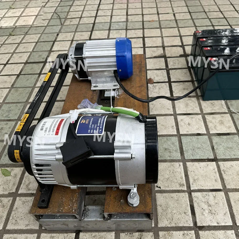 20KW Permanent Magnet Generator 220V 230V 380V Dynamo 20000W Alternator Quiet Generator With DC Driving Motor - Image 4