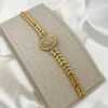Women Necklaces Earrings Ring Bracelet 4Pcs Jewelry Set Classic Design Dubai Nigeria Jewelry 22K Gold Plated Trending - Image 3