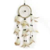 Dream Catcher Car Mini Pure White Feather Wind Chimes Wall Hanging Decor Handmade Catcher Feather Pendant Decoration - Image 15
