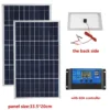 Outdoor Solar Panel 600W 12V Polycrystalline USB Power Portable Rechargeable Solar Cell Solar Generator for Home Lighting Camp - Image 16