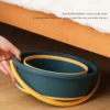 5/10/17L Folding Portable Bucket with Cover Car Wash Fishing Bathroom Tool Silicone Bucket Outdoor Camping Household Supplies - Image 3