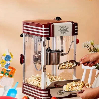 Full-Automatic 220V Popcorn Machine Small Commercial Stall Dedicated Mini Children Popcorn Machine Аппарат Для Попкорна