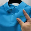 2025 Summer New Men's Outdoor Sports Golf Polo Shirt Flip Collar Street Casual Top Business High Quality Breathable Top - Image 9