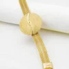Dubai Luxury Jewelry Set Woman 18K Gold Plated Necklace Bracelet Ring Earrings Party Wedding Classic Daily Wear Party Gift - Image 4