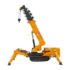 Miniature Spider Crane 3 Ton 8 Tons Track Frame Slewing Construction Hydraulic Spider Crawler Telescopic Boom Crane for Bulgaria - Image 7