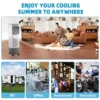 Solar Portable Air Conditioner 2500 M3/h Solar Evaporative Rechargeable Air Cooler Fan  12V 220V - Image 6