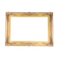 Photography DIY Paper Picture Frame Cutouts Photo Booth Props For Wedding Birthday Party DIY Paper Photo Frame(Gold)