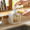 New Transparent Dispensing Bottle, Bathroom Hand Sanitizer Dispensing Bottle, Plastic Press Bottle, Visual Lotion Dispensing Empty Bottle - Image 4