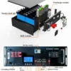 WellSan Wholesal power bank 48V 51.2V 300ah 200ah 100ah LiFePO4 Battery Pack 15kWh 20kwh 30kwh con RS485 per l'accumulo di energ - Image 2