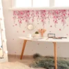 Pink Flower Wall Stickers for Living Room Bedroom Background Wall Decor Girls Room Daughter Room Wall Decal Kitchen Wallpaper - Image 5