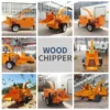 40Tons Industrial Large Hydraulic Feeding Tree Branch Wood Chipper Machine Diesel Wood Shredder for Wood Waste Recycling - Image 4