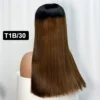 2x6 5x5 Lace Closure 330% Density Double Drawn Vietnamese Human Hair Straight Human Hair Wig Transparent Lace Front Wig - Image 2
