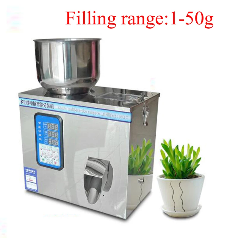 Scale Herb Filling And Weighing Machine Tea Leaf Filler Automatic Packing Machine Particle Powder Black Tea Racking Device - Image 7