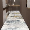 Modern Long Corridor Carpet Light Luxury Abstract Runner Carpets Home Living Room Hallway Floor Mat Room Doorway Hall Decor Rugs - Image 9