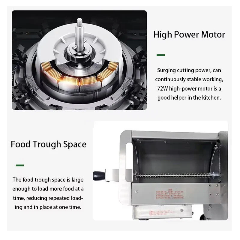 Electric Slicer Commercial Fruit And Vegetable Lemon Potato Radish Slicing And Vegetable Slicer Machine - Image 5