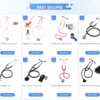 Deluxe Dual Head Medical Stethoscope Doctor Cardiology Stethoscope Professional Doctor Stethoscope Medical Devices for Nurse Vet - Image 14