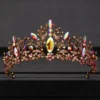 Vintage Baroque Queen Tiara Wedding Crown Bridal Diadem Gold Crystal Rhinestone Head Jewelry Headpiece Wedding Hair Accessories - Image 11