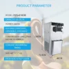 18~22L/H Soft Ice Cream Making Machine With Mixer Floor Standing 3 Flavors Fruit Flavor Soft Serve Machine - Image 2