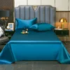High End Satin Sheets, Soft And Comfortable Solid Color Sheets, Luxurious Single And Twin Bed Sheets - Image 13