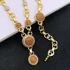 Fashion Jewelry Sets Dubai Gold Color Jewelry Luxury Design 18K Gold Plated Necklace Earrings Bracelet Ring - Image 6