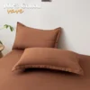 Single/Double/King/Queen Beds Cotton Fitted Sheet for Mattress Pads and Bedspread Covers in All Bed Sizes 140/150/160/180x200 - Image 5