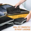 4pcs Large Capacity Travel Compression Packing Cubes Bag Portable Waterproof Suitcase Clothes Organizers For Travel Home Storage - Image 6
