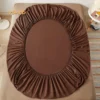 Single/Double/King/Queen Beds Cotton Fitted Sheet for Mattress Pads and Bedspread Covers in All Bed Sizes 140/150/160/180x200 - Image 7