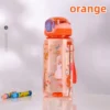 600ml Dinosaur Water Bottle For Kids Water Sippy Cup With Silicone Straw Leakproof Plastic Water Bottles Summer Kids Water Cup - Image 10