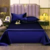 High End Satin Sheets, Soft And Comfortable Solid Color Sheets, Luxurious Single And Twin Bed Sheets - Image 11