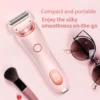 Portable Waterproof 2 In 1 Painless Shaving Knife Lady Private Part Hair Shaver Trimmer Epilator Bikini Trimmer Electric Razors - Image 6