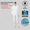 Disposable Breathable Dustproof Water Oil Resistant Work Safety Overall Anti Dust Spary Painting Decorating Labour Coverall Suit - Image 5