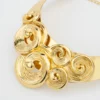 Dubai Big Jewelry Set Design for Women Wedding Bride Necklace Brazili Gold Plated Collor Earrings Bracelet Ring for Party Gift - Image 4