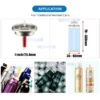 Spray Can Filling Machine and Sealing Machine Aluminum Can Paint Hairspray Packing Equipment ZS-QW254 - Image 6