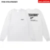 American Street Long sleeve Print T-shirt Men Autumn 2025 New 100% Cotton Letter Print T-shirt Casual Loose Y2k Top men clothing - Image 7