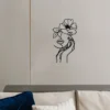 Elegant Woman Theme Decor Wall Art Decorations, Indoor Livingroom Black Classic Room Decor Wall decor metal wall hanging - Image 4