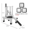 Manual Fries Machine Commercial Vegetable Fruit Meat Chopper Dicer Cutting Machine Stainless Steel Potato Cutter Vertical Dicer - Image 7