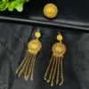 Jewelry Set For Women Luxury Design Necklace Earrings Bracelet And Ring 24K Gold Plated Dubai Nigeria Jewelry - Image 3