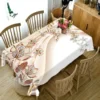 Plant Flower Leaves Coffee Table Runner Tablecloth Table Party Decoration Oilcloth on Table Protector Table Cloth Rectangular - Image 24