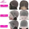13x6 Straight Lace Front Wig Brazilian Straight Human Hair Wigs 4x4 Transparent Lace Closure Frontal Wigs For Women 180% Demsity - Image 6