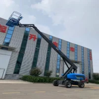 16-22m High Capacity Articulated Boom Lifts with Reinforced Aluminum Baskets, Suitable for Heavy Equipment Maintenance