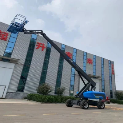 16-22m High Capacity Articulated Boom Lifts with Reinforced Aluminum Baskets, Suitable for Heavy Equipment Maintenance