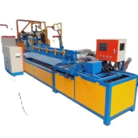 High-Speed Wire Mesh Making Machines Industrial Chainlink Fence Maker 600KG Capacity 0.5-6mm Wire Diameter Fence Production Line