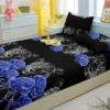 1 Simple Modern Animal Printed Matte Fitted Sheet, Bedroom Printed Bed Cover, Bedding (Excluding Pillowcases) - Image 4
