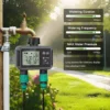 Dual Zone Independent Smart LCD Display Garden Watering Timer Atomization Spray Kit Mist Cooling System Irrigation Controller - Image 3