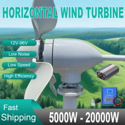 Wind Ture Generator MPPT Controller 20000W Windmill Wind Free Energy Generator For Home Use 3Blades Dynamo Wind Power Tura