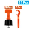[:en]11-1202Pcs Top Ceramic Floor Tile Leveling System Clips Set Leveler Adjuster Tile Wall Laying Locator Spacer Construction Tool[:ar]11-1202Pcs Top Ceramic Floor Tile Leveling System Clips Set Leveler Adjuster Tile Wall Laying Locator Spacer Construction Tool[:] - Image 20