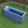 High Quality Custom Factory Above Ground Acrylic Fiberglass Endless 20ft 40ft Large Shipping Container Swimming Pool - Image 7